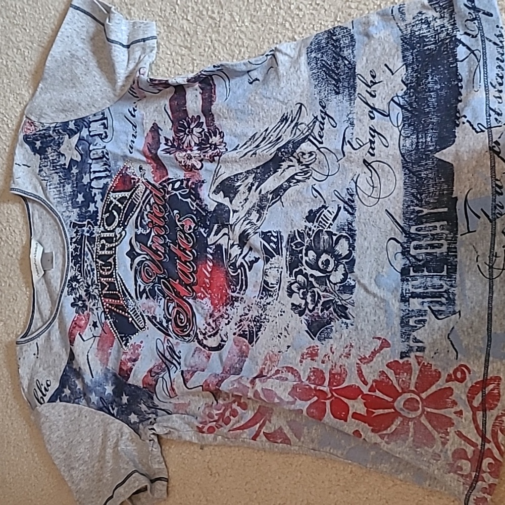 Cute America Tee sz Sm